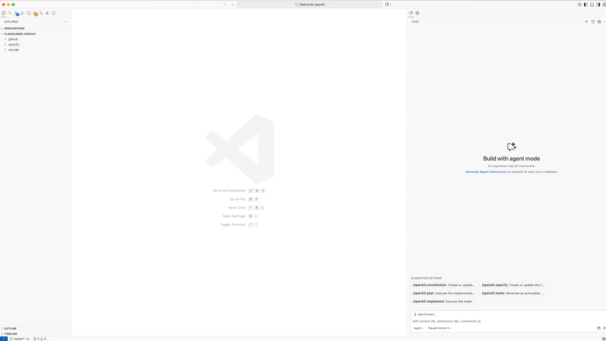 VS Code Copilot panel showing successful sign-in